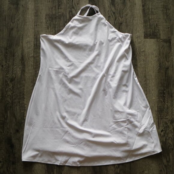 NWT MADEWELL Plus Flex White Fitness Mini Dress Size 2X With Shorts - Picture 3 of 9